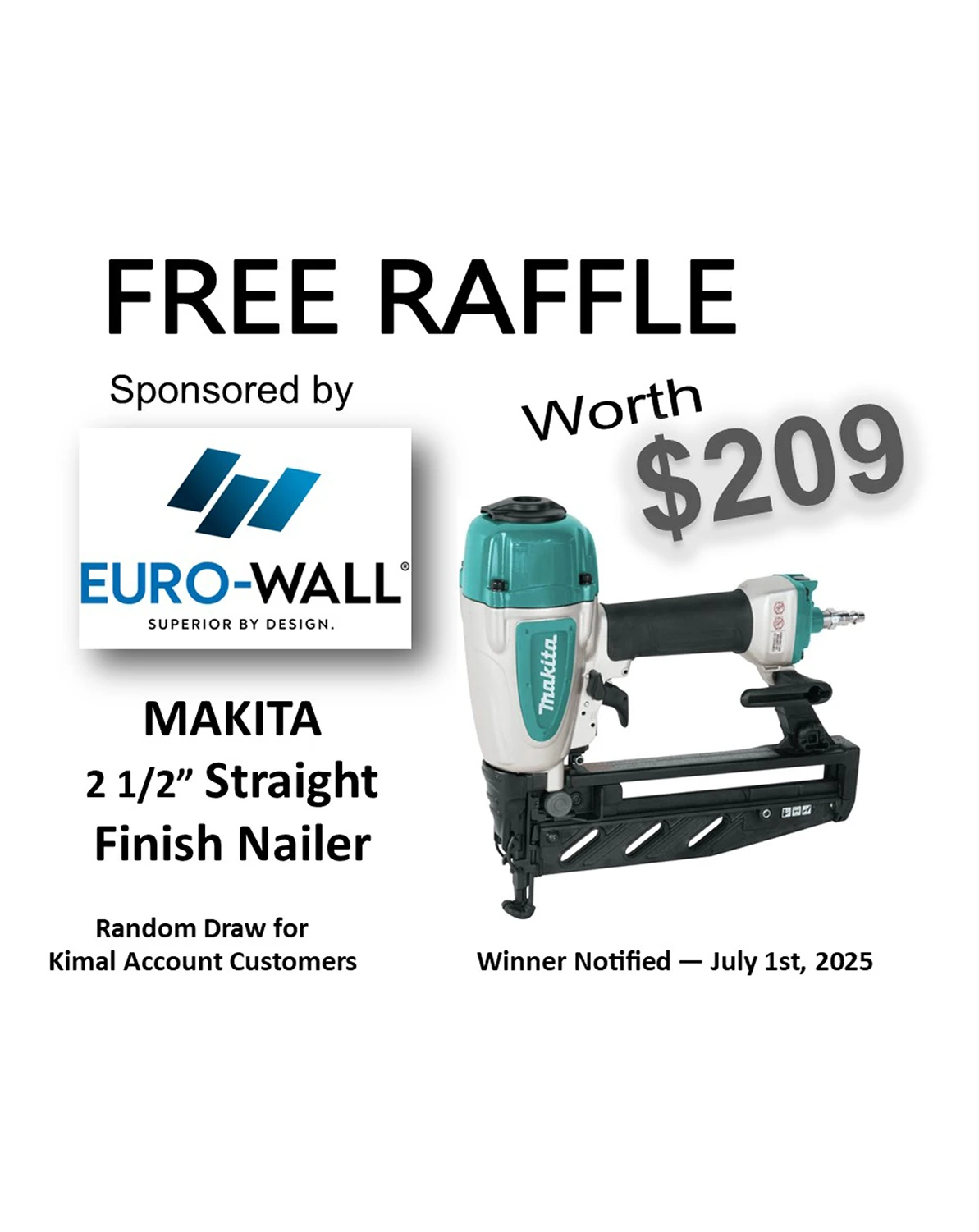 June 2025 Raffle of the Month